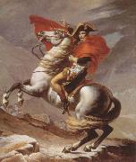 Jacques-Louis  David napoleon crossing the alps USA oil painting artist